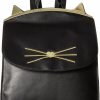 Backpack Handbags | T-Shirt & Jeans T-Shirt & Jeans Womens Back Pack With Cat Ears Frame, Black