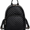 Backpack Handbags | UTO Uto Backpack Purse For Women Quilted Leather Vegan Small Girls Daypack Travel Shoulder Bag Fashion Ladies Satchel