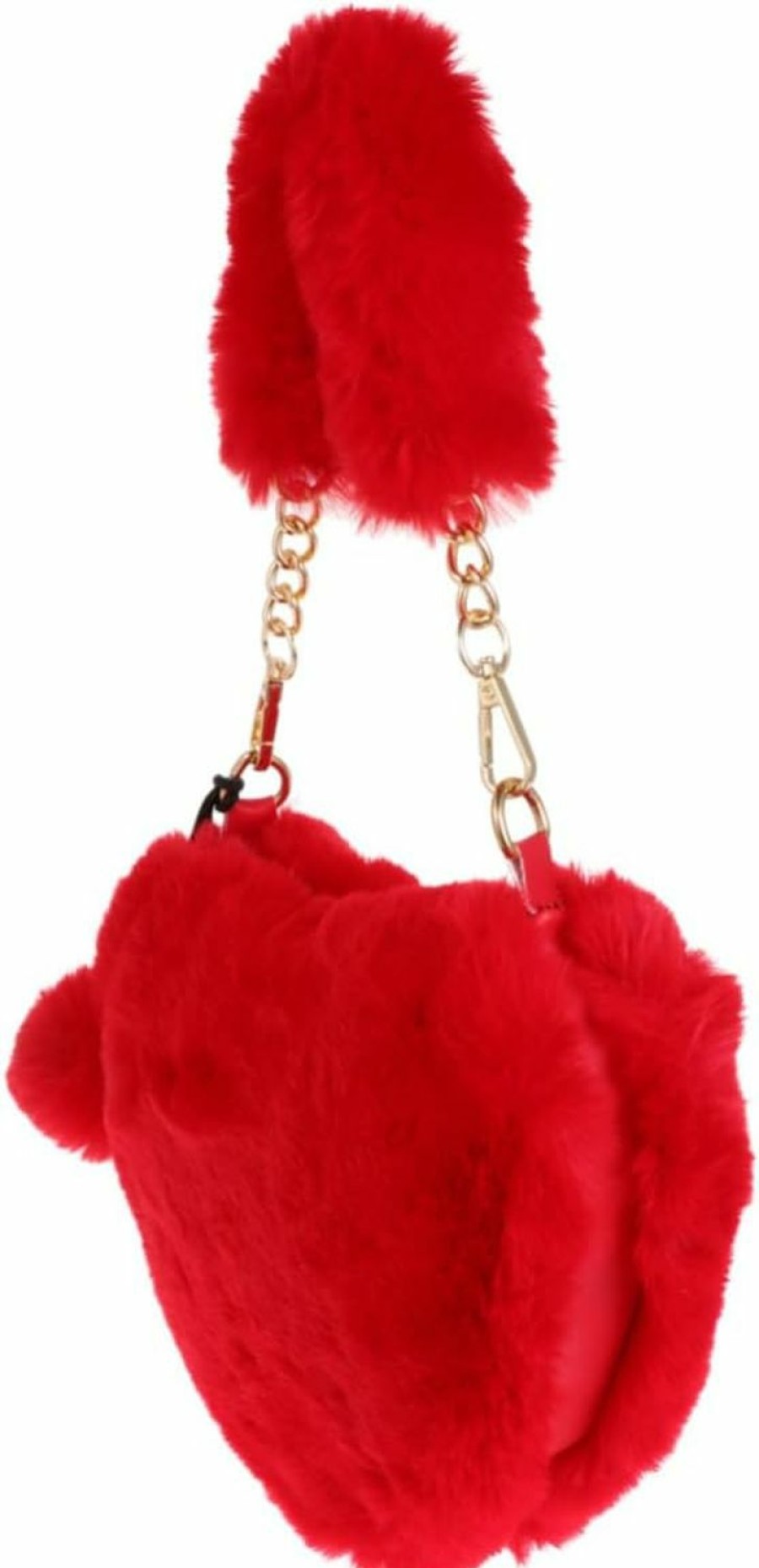 Backpack Handbags | SOESFOUFU Soesfoufu 1Pc Heart Shaped Bag Puffy Bags Tote Wallet On A String Crossbody Shoulder Bag For Women Crossbody Fuzzy