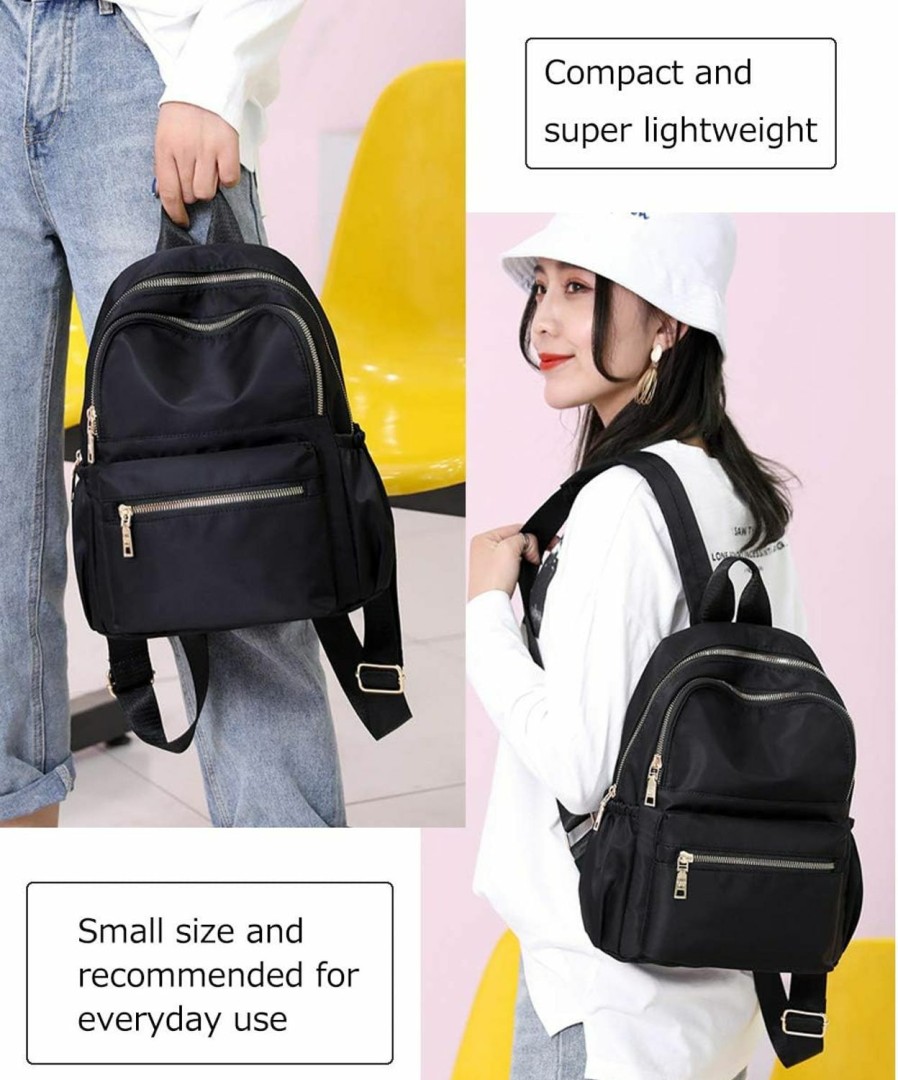 Backpack Handbags | zhongningyifeng Zhongningyifeng Backpack Purse For Women Small Rucksack Fashion Mini Daypack Shoulder Bag Ladies (Black3)