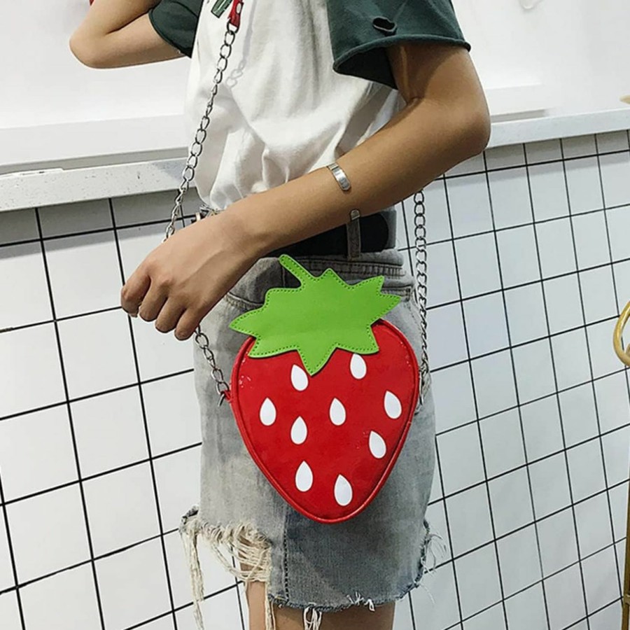 Backpack Handbags | SOIMISS Soimiss Fruit Purse Novelty Strawberry Crossbody Shoulder Bag Handbags Funny Wallet For Women Girl