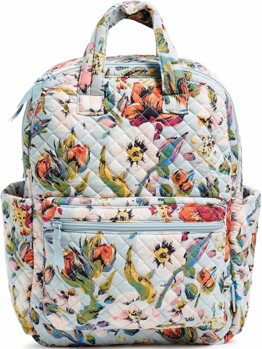 Backpack Handbags | Vera Bradley Vera Bradley Cotton Campus Totepack Backpack, Provence Paisley