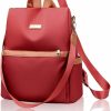 Backpack Handbags | Karani Karani Backpack Purse For Women Anti-Theft, Water-Resistant Nylon Travel Purse Shoulder Bag With Detachable Strap