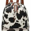 Backpack Handbags | JEN & CO. Jen & Co. Backpack Purse For Women Purse Backpack - Small Mini Marty 2 Compartment Backpack W/ Stitch Detail, Cow-Brown (Bp1985-Cow.Br)