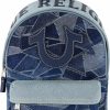 Backpack Handbags | True Religion True Religion Mini Backpack, Horsehsoe Logo Small Travel Bag Purse For Men And Women, Adjustable Shoulder Straps, Dark Denim, 11 Inch