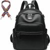 Backpack Handbags | Mistour Mistour Genuine Leather Backpack Purse For Women Convertible Fashion Travel Soft Real Leather Purse Backpack For Womens (Black)