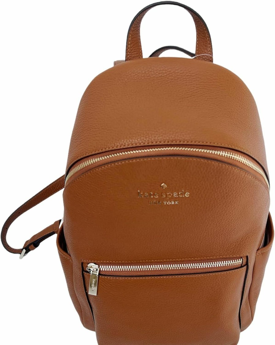 Backpack Handbags | Kate Spade New York Kate Spade New York Leila Dome Backpack Pebbled Leather Medium (Black)