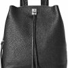 Backpack Handbags | Rebecca Minkoff Rebecca Minkoff Darren Backpack Women'S Leather Backpack, Fashion Backpack For Women, Adjustable Shoulder Strap, Chic Backpack Purse, Fashion Designer Backpack