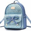 Backpack Handbags | I IHAYNER I Ihayner Women Cute Glitter Sequin Mini Backpack For Women Small Bowknot Leather Purse Fashion Backpack Purse For Women