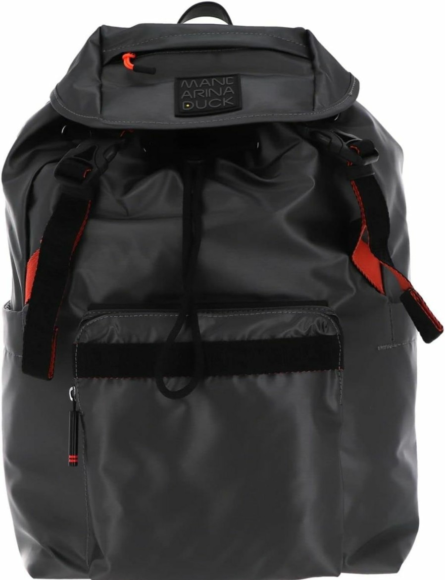 Backpack Handbags | Mandarina Duck Mandarina Duck Uni'S Backpack, Gun Metal, Taglia Unica