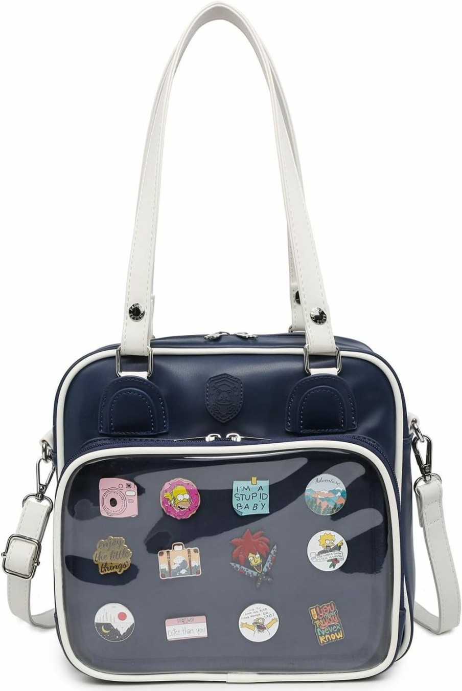 Backpack Handbags | RAINBOW SMILE Rainbow Smile Ita Bag Multi-Purpose Backpack Crossbody Purse Kawaii Pin Display Bag With Insert For Anime Pins Display