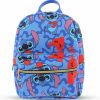 Backpack Handbags | Disney Disney Stitch With Hearts Mini Pu Leather Backpack Purse With Adjustable Straps 10 In (Blue, One Size)