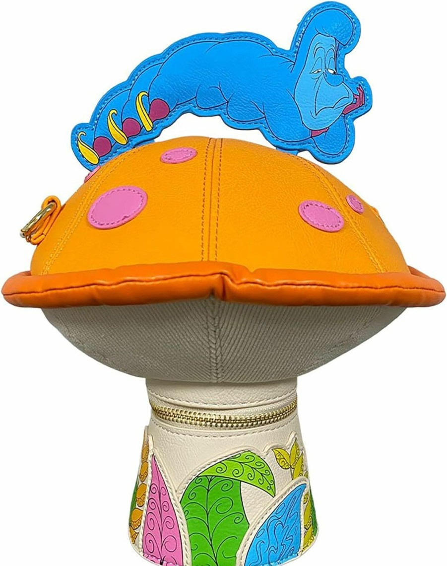 Backpack Handbags | Loungefly Loungefly Stitch Shoppe X Disney Alice In Wonderland Caterpillar Mushroom Crossbody Bag - Rave Festival Fashion Cosplay Disneybound Cute Backpacks