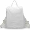 Backpack Handbags | zency Classic Genuine Leather Fashion Women Backpack Quality More Pockets Daily Knapsack Ladies Rucksack White