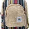 Backpack Handbags | Yogo Boho Yogo Boho Mini Backpack, Himalayan Hemp Backpack Purse For Travel, Hippy Bag With Adjustable Straps (Bodhi Kushi)