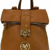 Backpack Handbags | Salvadore Feretti Salvadore Feretti Women'S Utility, Camel, One Size