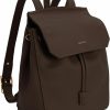 Backpack Handbags | Matt & Nat Matt & Nat Vegan Handbags, Mumbaimed Backpack, Chocolate (Brown) - Designer Purses & Bags, Cruelty-Free, Animal Free, Recycle