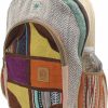 Backpack Handbags | KayJayStyles Kayjaystyles Natural Handmade Large Multi Pocket Hemp Nepal Backpack