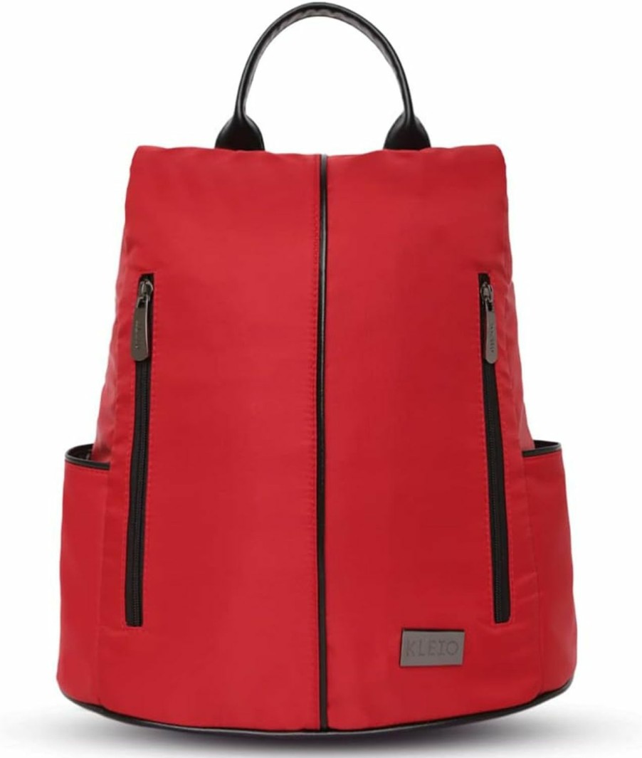 Backpack Handbags | KLEIO Kleio Women'S Lightweight Multifunctional Backpack Handbag For Everyday Travel And Weekend Getaway One Size Red