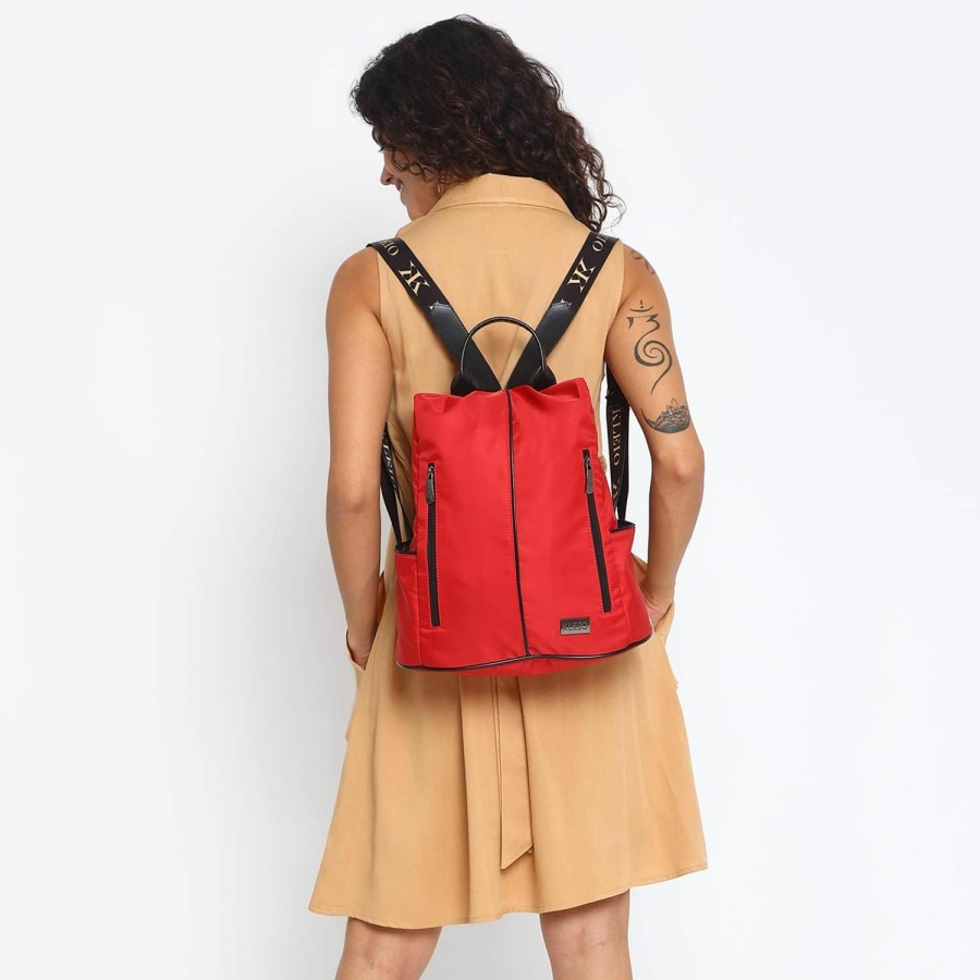 Backpack Handbags | KLEIO Kleio Women'S Lightweight Multifunctional Backpack Handbag For Everyday Travel And Weekend Getaway One Size Red