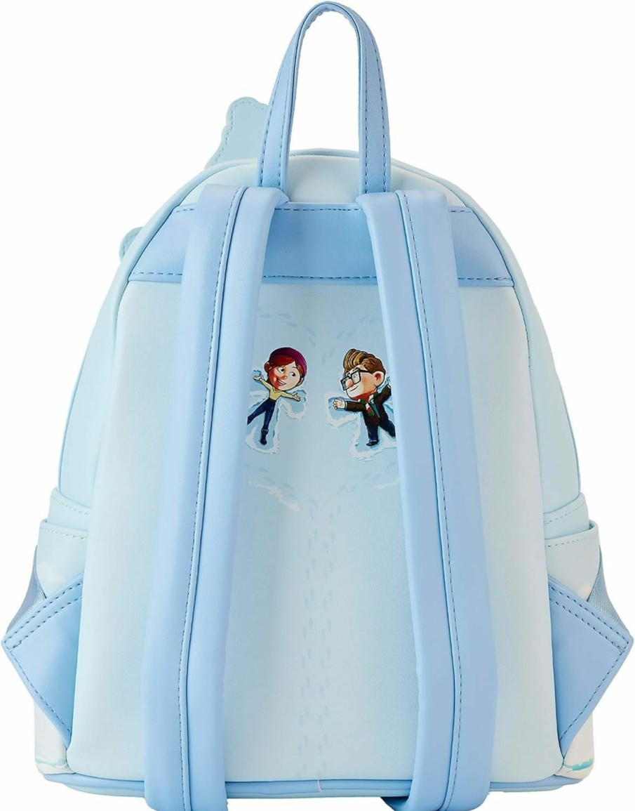 Backpack Handbags | Loungefly Loungefly Disney Pixar Up House Holiday Light Up Mini Backpack