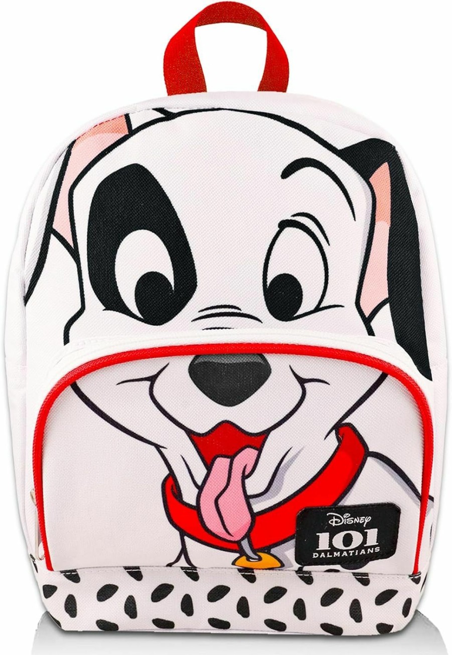 Backpack Handbags | 101 Dalmatians 101 Dalmatians Mini Backpack For Women - 10" Canvas Backpack With Front Pocket And Bookmark Backpack Purse Bundle