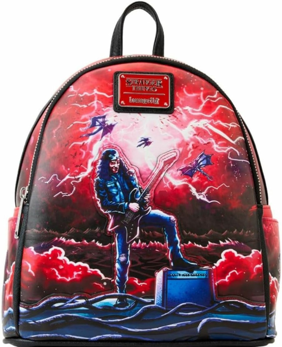 Backpack Handbags | Loungefly Loungefly Netflix Stranger Things Eddie Tribute Mini Backpack