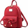 Backpack Handbags | BAG WIZARD Bag Wizard Girls Leather Mini Backpack Purse Cute Bowknot Fashion Small Backpack Purses For Teen Women