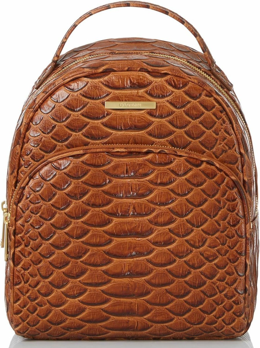 Backpack Handbags | BRAHMIN Brahmin Chelcy - Honey Brown Saratoga