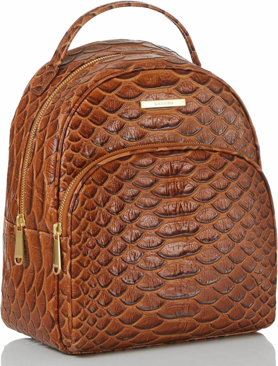 Backpack Handbags | BRAHMIN Brahmin Chelcy - Honey Brown Saratoga