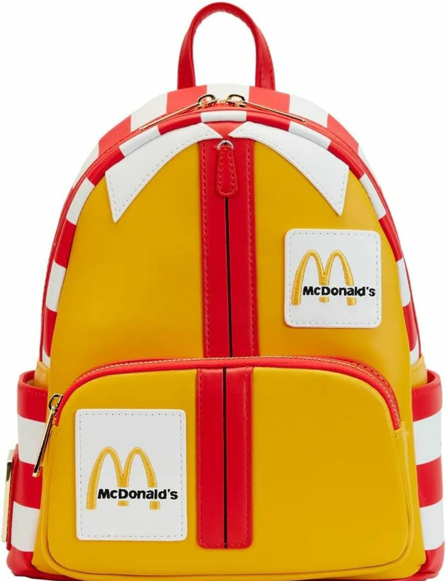 Backpack Handbags | Loungefly Loungefly Mcdonald'S Ronald Mcdonald Cosplay Mini Backpack Bag Purse