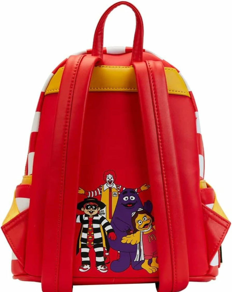 Backpack Handbags | Loungefly Loungefly Mcdonald'S Ronald Mcdonald Cosplay Mini Backpack Bag Purse