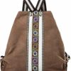 Backpack Handbags | Goodhan Goodhan Women Canvas Backpack Daypack Casual Shoulder Bag, Vintage Heavy-Duty Anti-Theft Travel Backpack