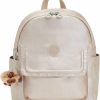 Backpack Handbags | Kipling Kipling Matta Up Metallic Backpack Quartz Metallic