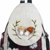 Backpack Handbags | HUANGGUOSHU Huangguoshu Backpack Purse For Women Casual Vintage Drawstring Anti-Theft Back Pack Hippie Travel Boho Hand-Held Flap Hand-Embroidered Backpack, 13.7*13.7*7.08 Inches