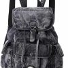 Backpack Handbags | Alice Fan Alice Fan Fashion Denim Women Casual Backpack Large Capacity Jeans Shoulder Bag Female Travel Backpack Bag