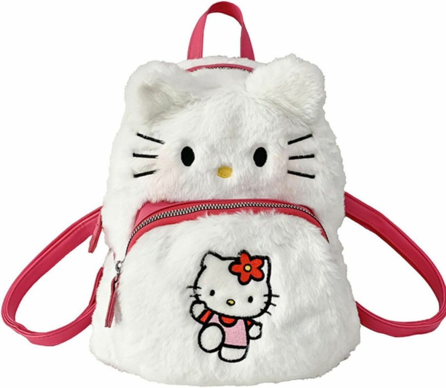 Backpack Handbags | Waxymltn Waxymltn Kawaii Backpack - Cute Mini Plush Backpack,Cute Anime Cartoon Bag Soft Fuzzy Purse Handbags