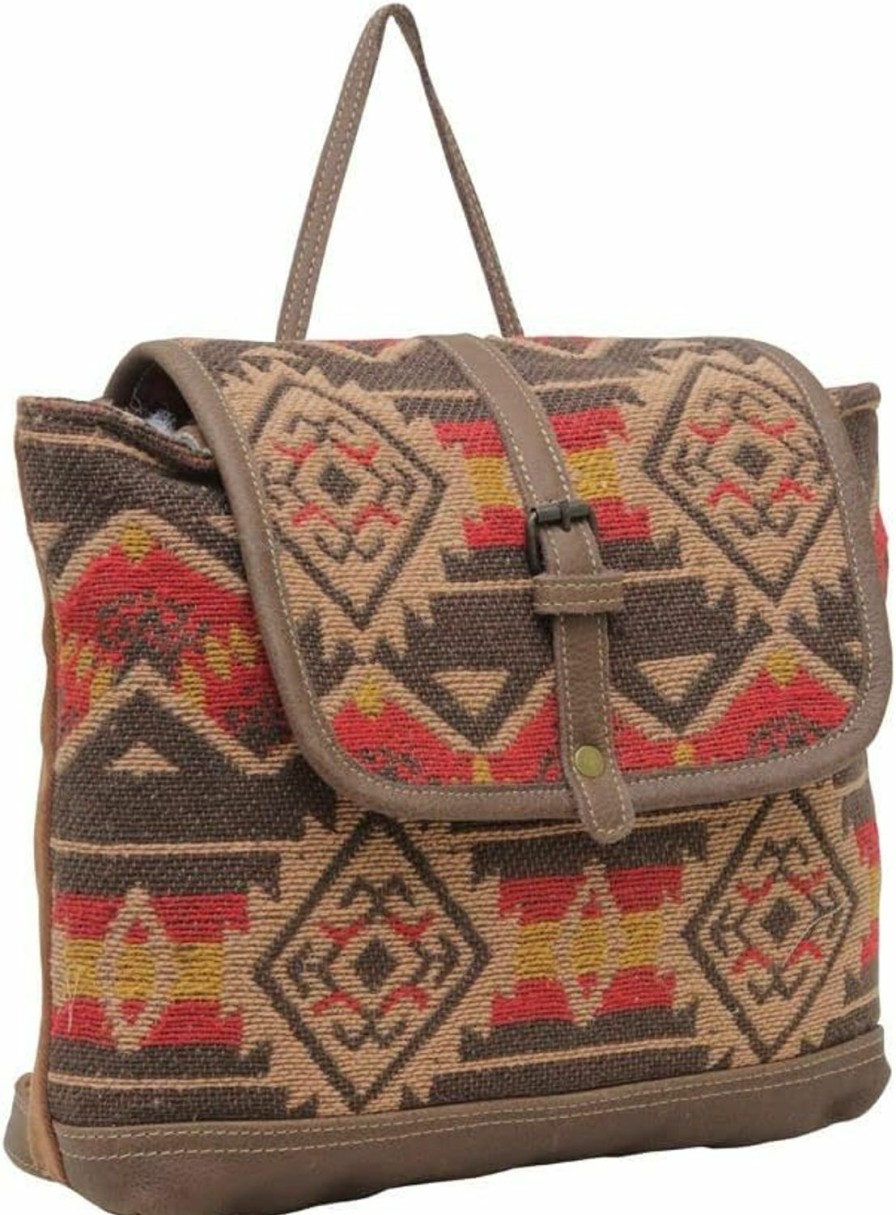 Backpack Handbags | Myra Bag Myra Bag Western Leather Backpack Bag For Women - Boho Print