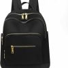 Backpack Handbags | Mailandy Mailandy Nylon Womens Backpack Purse Black Mini Backpack For Women Fashion Casual Travel Lightweight Backpacks For Women