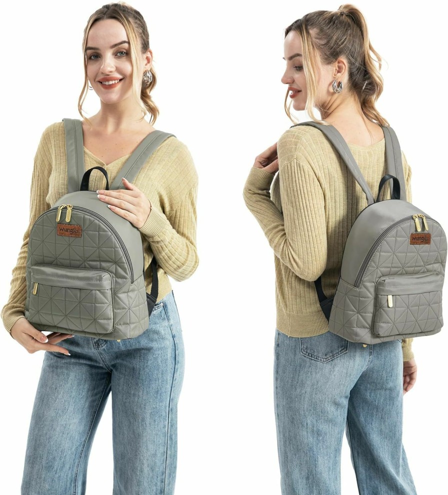 Backpack Handbags | Montana West Montana West Wrangler Backpack Purse For Women Quilted Backpack For Casual