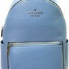 Backpack Handbags | Kate Spade New York Kate Spade New York Liela Pebbled Leather Medium Dome Backpack (Dusty Blue)