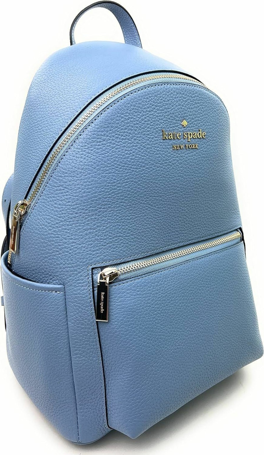 Backpack Handbags | Kate Spade New York Kate Spade New York Liela Pebbled Leather Medium Dome Backpack (Dusty Blue)