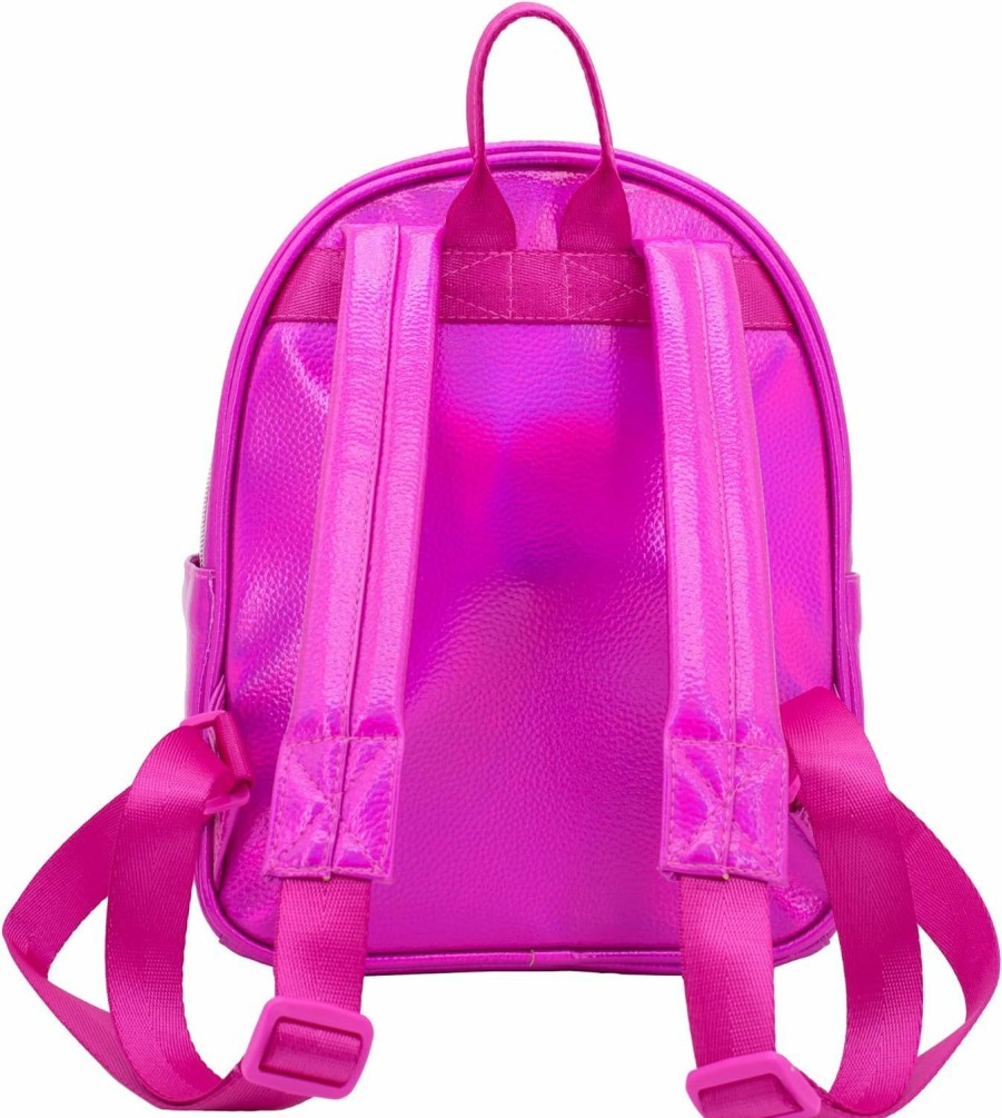 Backpack Handbags | AI ACCESSORY INNOVATIONS Ai Accessory Innovations Barbie Iconic Vegan Leather Cosplay Mini Backpack Purse, 10.5 Inch, Barbie Pink