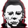 Backpack Handbags | Rock Rebel Rock Rebel Halloween Ii Michael Myers Mask Bloody Knife Mini Backpack