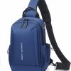 Backpack Handbags | Tmerri Jw Tmerri Jw Waterproof Sling Bag For Men Women Crossbody Shoulder Bag Backpack Multipurpose Chest Bag With Earphone Hole