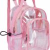 Backpack Handbags | Fmeida Fmeida Clear Mini Backpack - Clear Backpack Stadium Approved 12X8.5X6 Small Clear Backpack Heavy Duty Plastic See Through Bags Sport Festival Venues - Blue