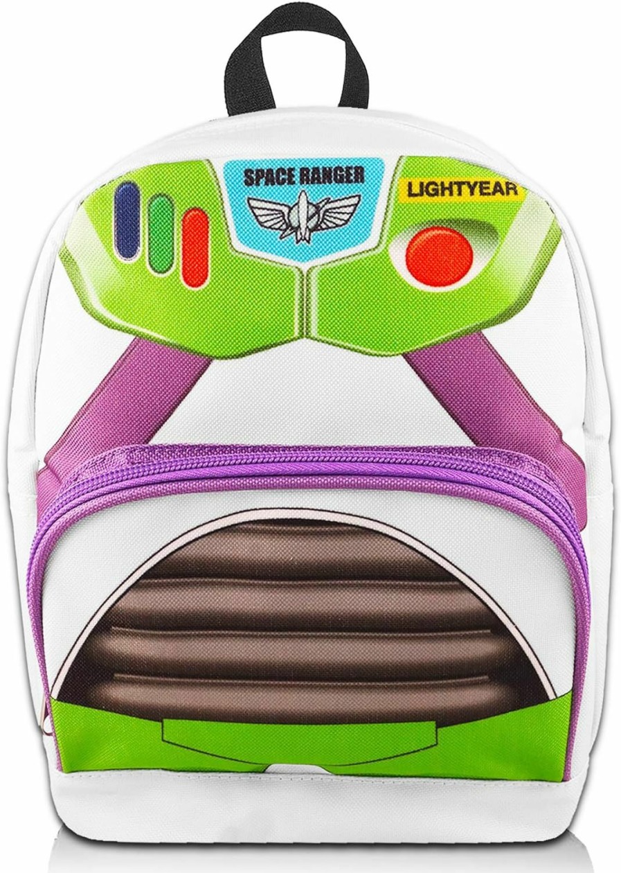 Backpack Handbags | Disney Disney Buzz Lightyear Mini Backpack For Women - 10" Canvas Toy Story Backpack With Front Pocket Plus Bookmark | Buzz Lightyear Backpack Purse Bundle