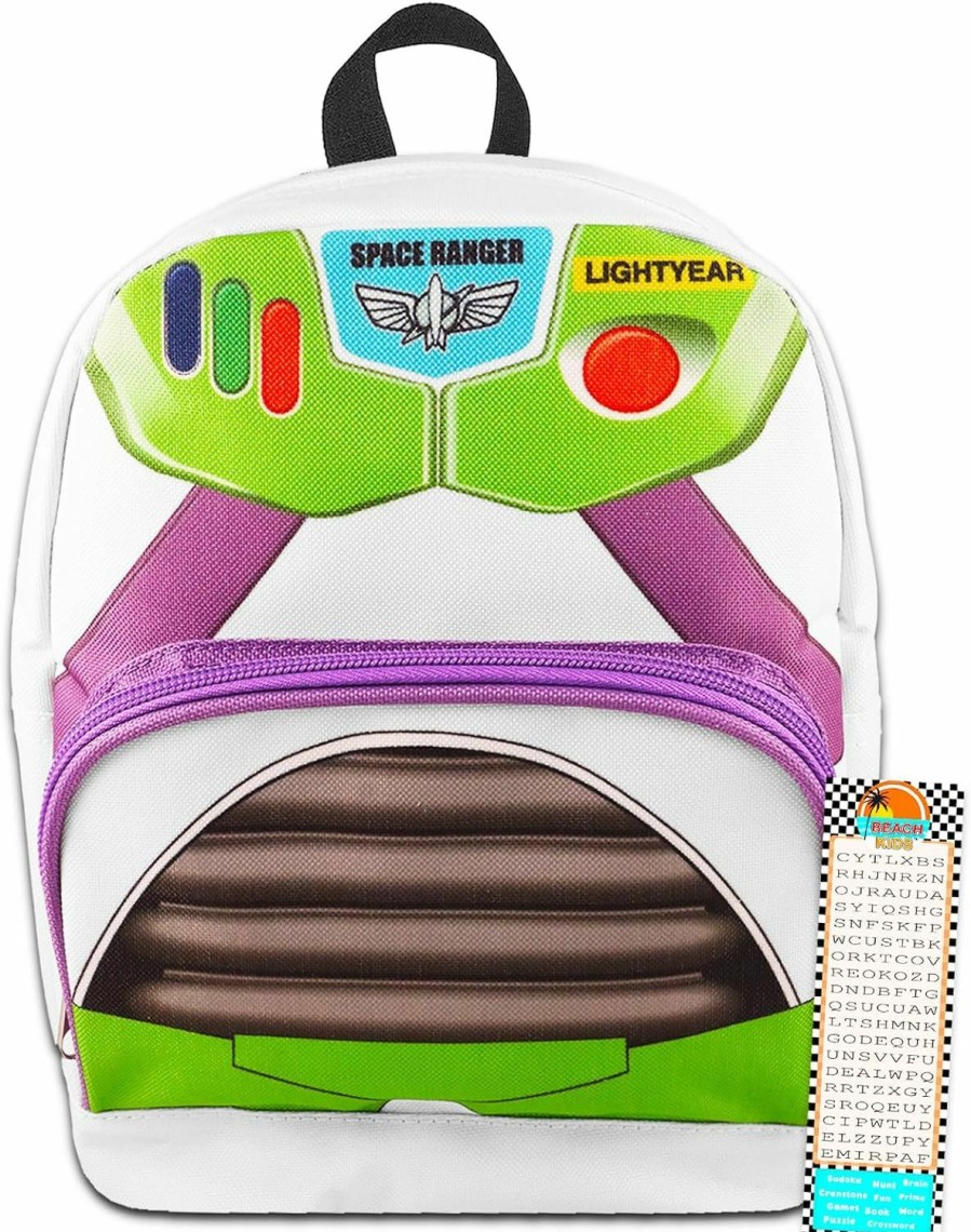 Backpack Handbags | Disney Disney Buzz Lightyear Mini Backpack For Women - 10" Canvas Toy Story Backpack With Front Pocket Plus Bookmark | Buzz Lightyear Backpack Purse Bundle