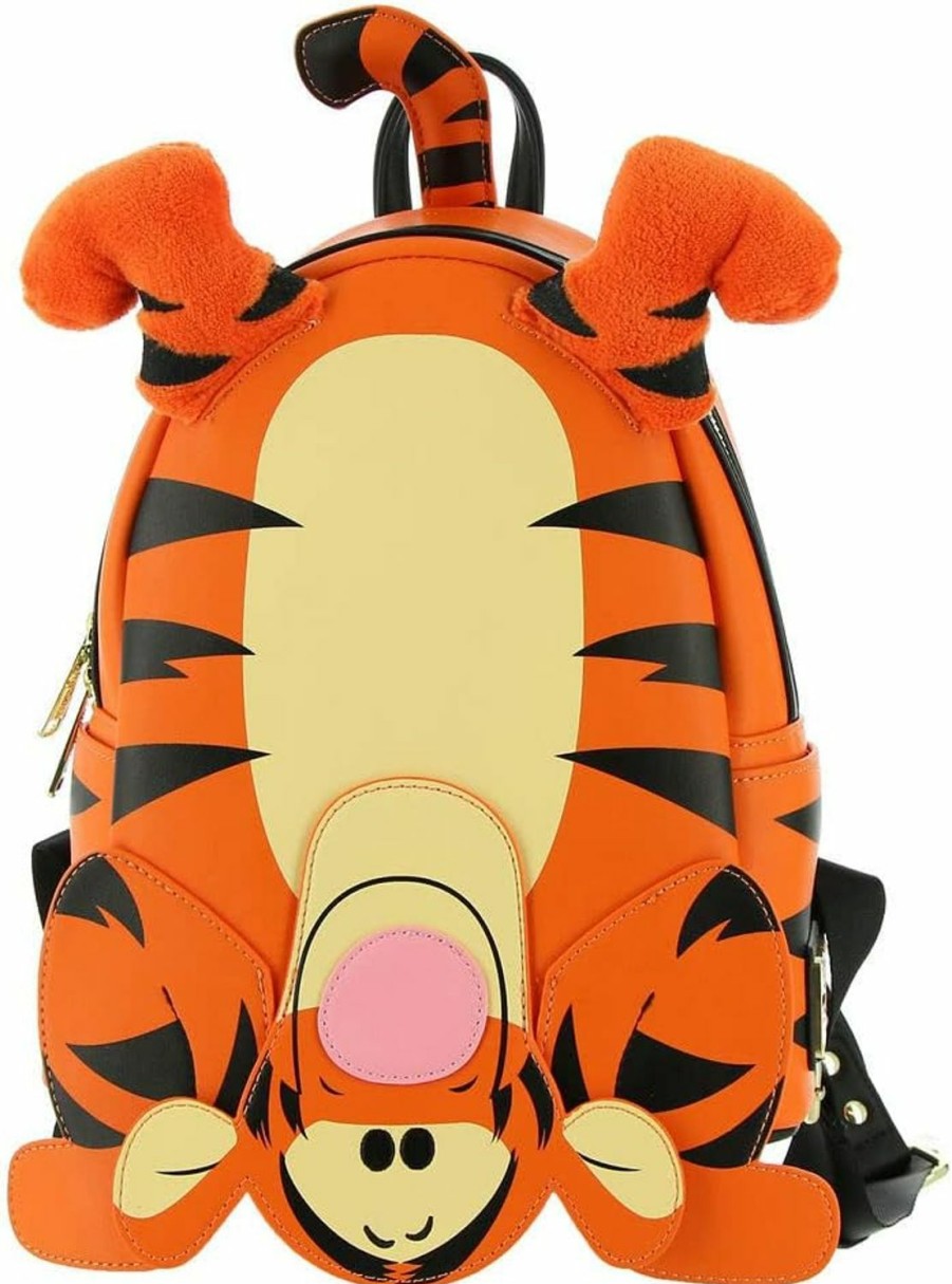 Backpack Handbags | Loungefly Loungefly Winnie The Pooh Tigger Cosplay Mini Backpack Orangeblack