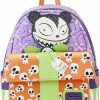 Backpack Handbags | Loungefly Loungefly Disney Nightmare Before Christmas Scary Teddy Present Glow Mini Backpack